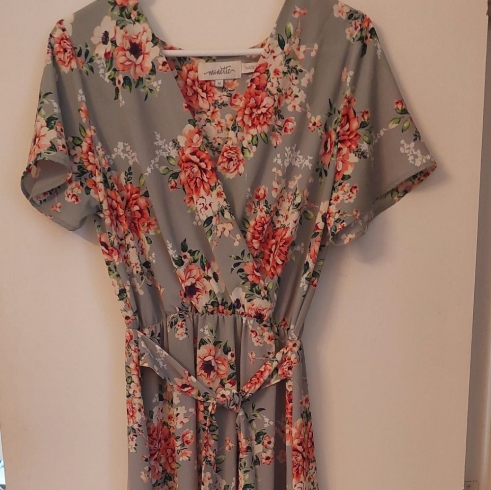 Floral midi dress